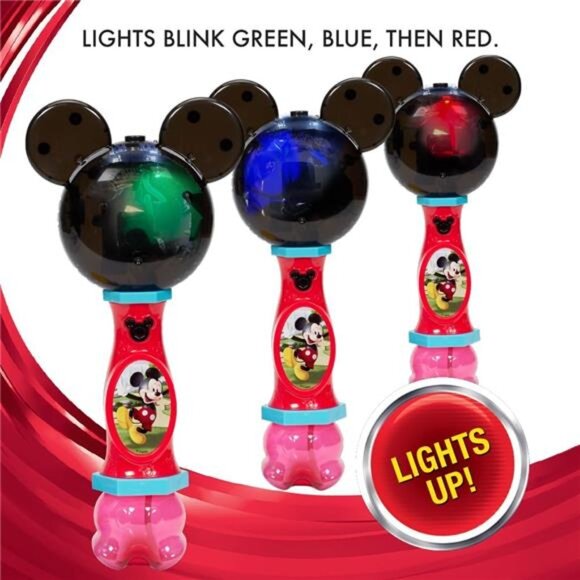 Little Kids Disney Mickey Mouse Light and Sound Musical Bubble Wand - Picture 6 of 7